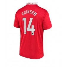 Manchester United Christian Eriksen #14 Hemmatröja 2022-23 Korta ärmar